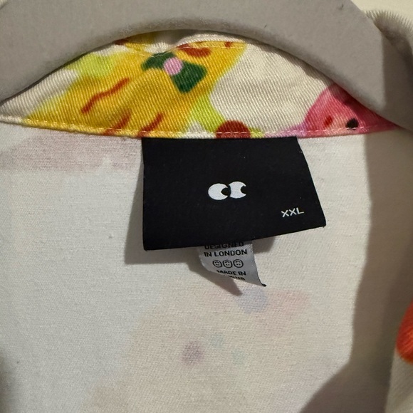 Lazy Oaf White Cartoon Print Jumpsuit - Picture 3 of 4